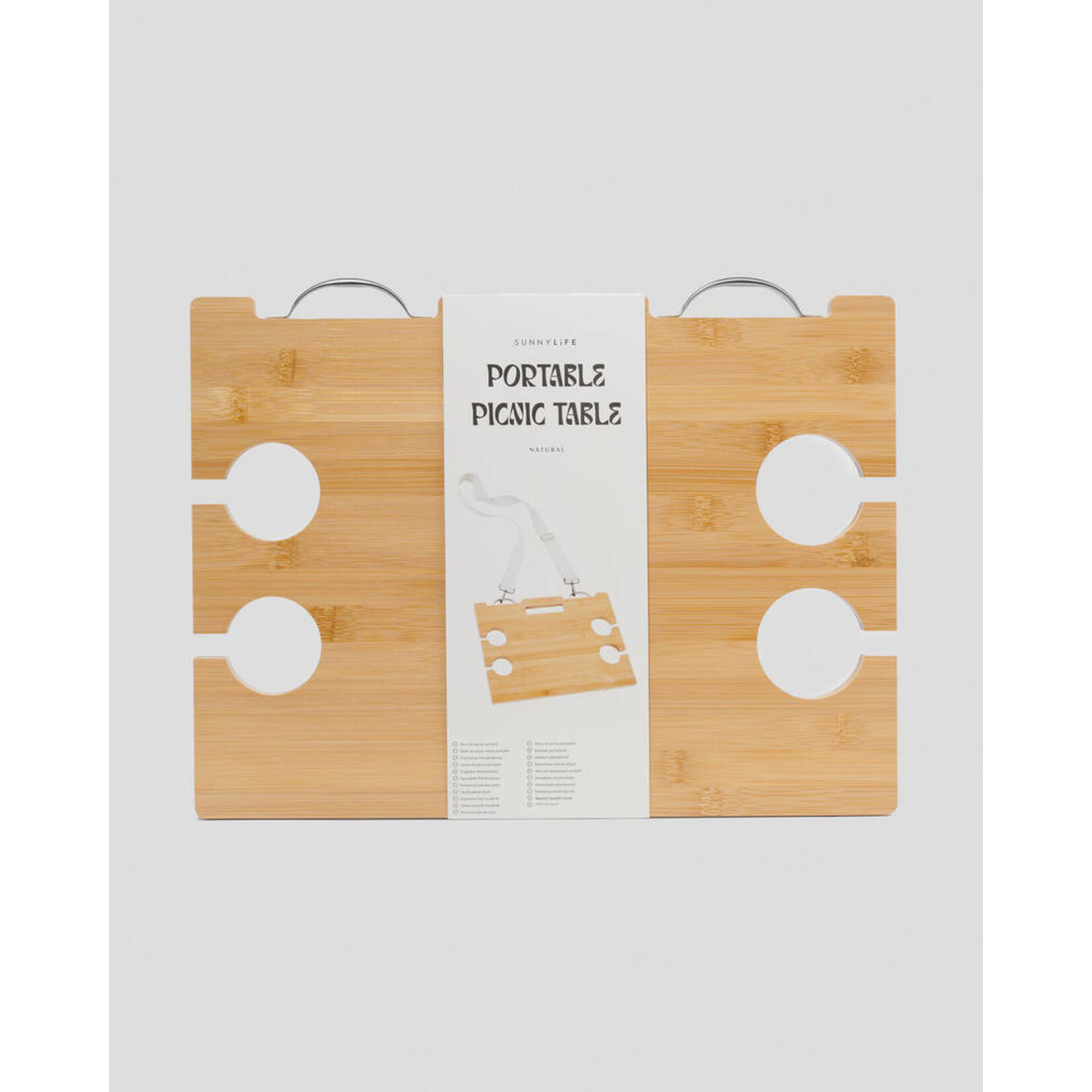 Sunnylife Portable Picnic Table- Le Weekend Natural