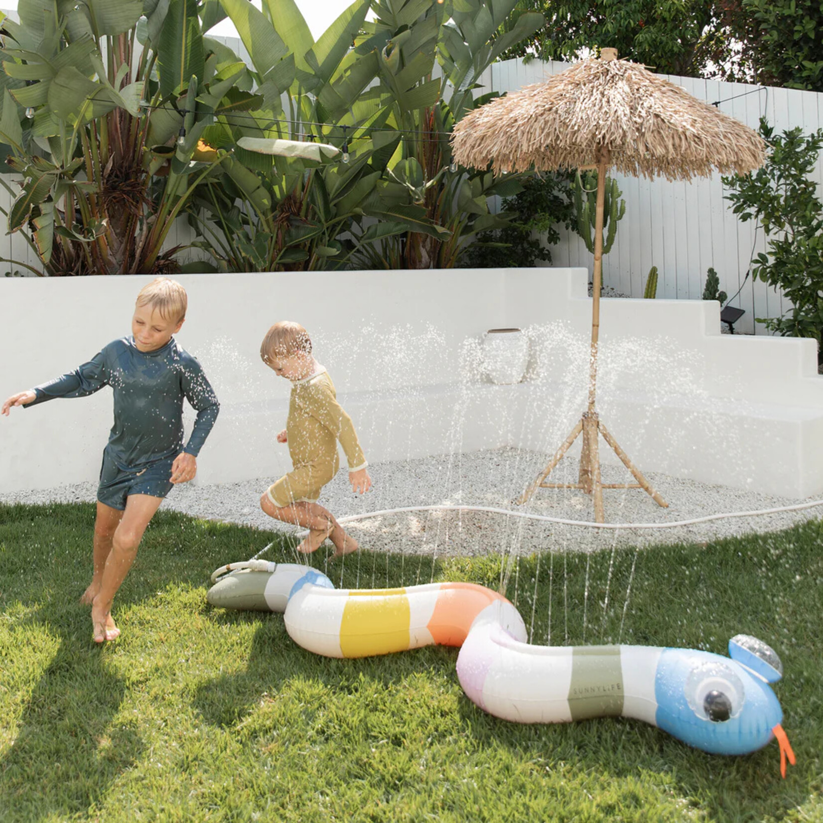 Sunnylife Inflatable Sprinkler- Snake Into the Wild