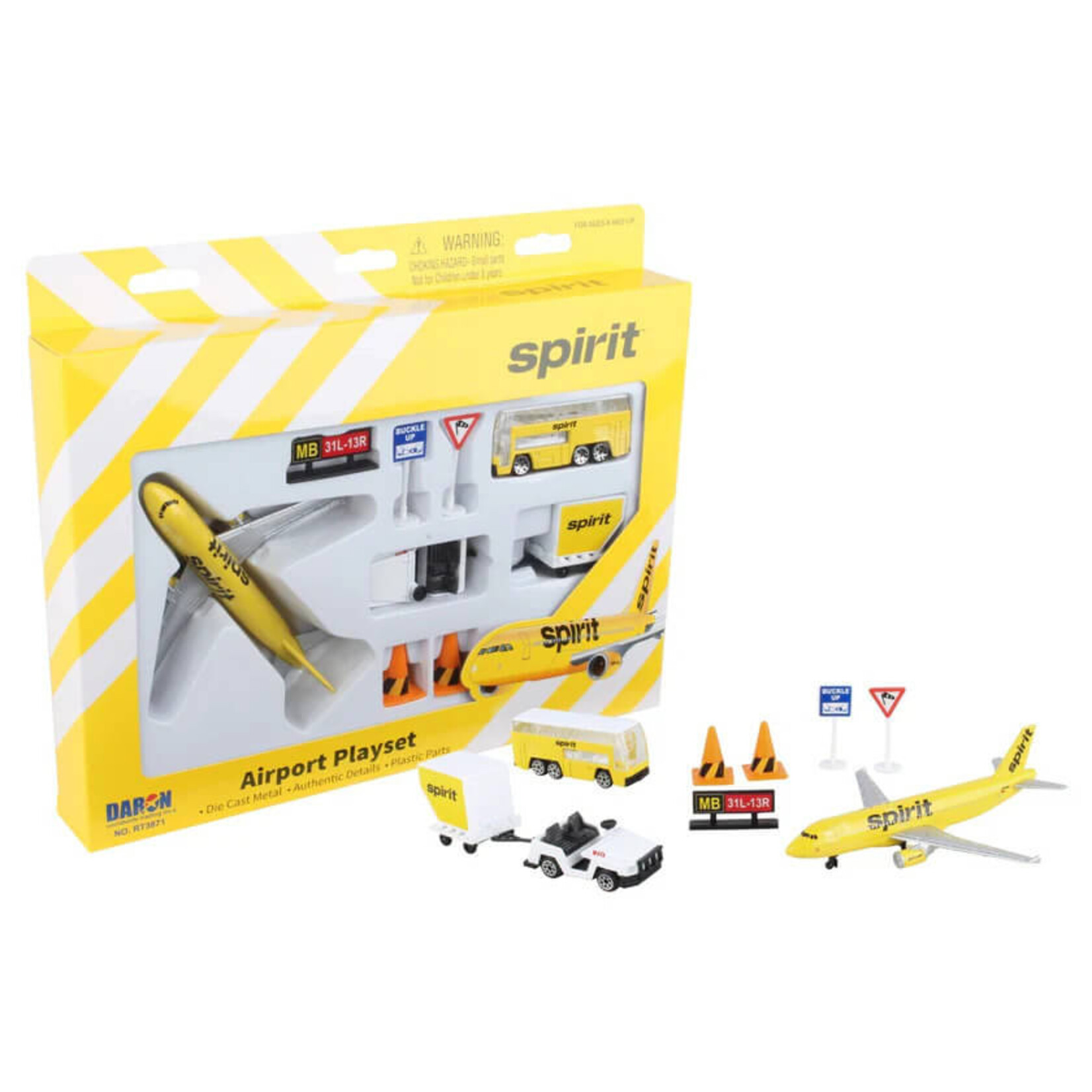 Daron Worldwide Trading Spirit Airlines Playset