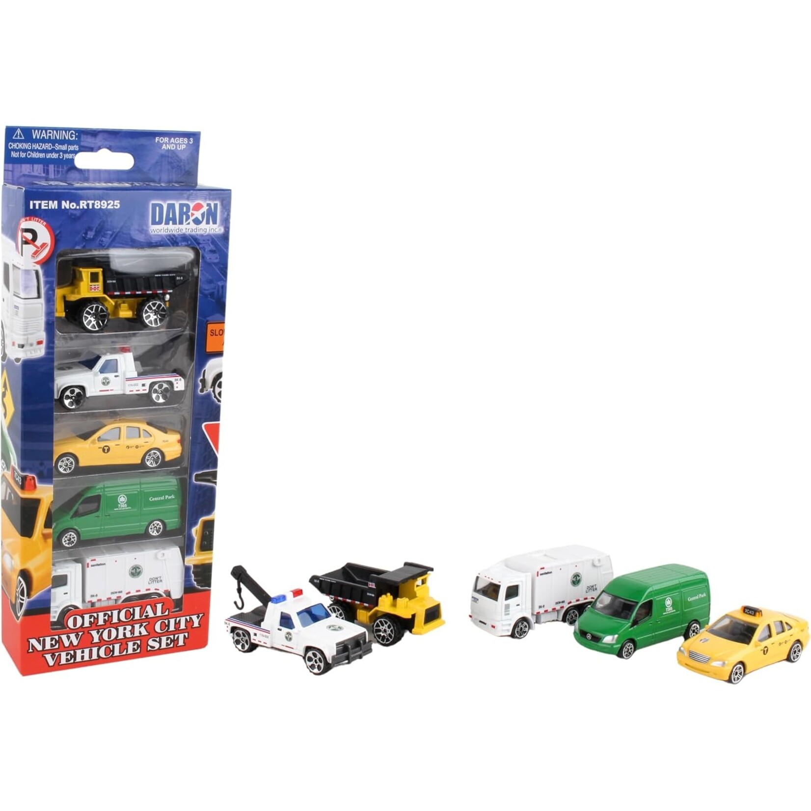 Daron Worldwide Trading New York City 5 Piece Vehicle Gift Pack