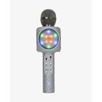 Trend Tech Brands Silver Bling Karaoke Mic + Speaker