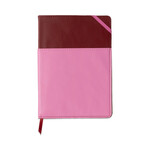 Designworks Ink Burgundy + Pink Vegan Leather Pocket Journal