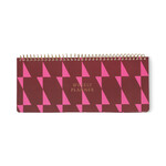 Designworks Ink Burgundy + Pink Weekly Planner Pad