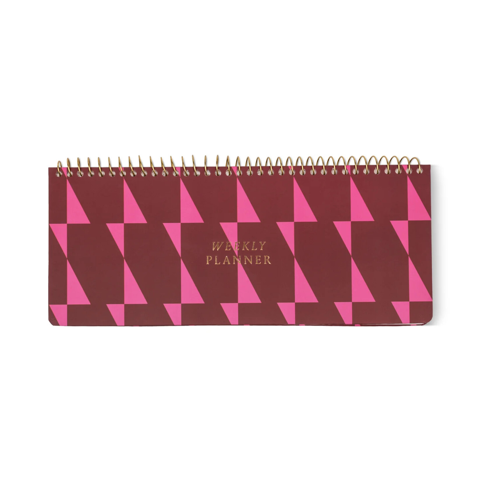 Designworks Ink Burgundy + Pink Weekly Planner Pad