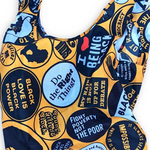 All Very Goods Reusable Grocery Bag- Power Button