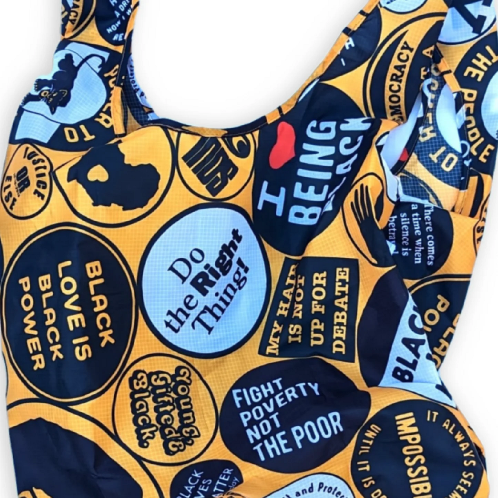 All Very Goods Reusable Grocery Bag- Power Button