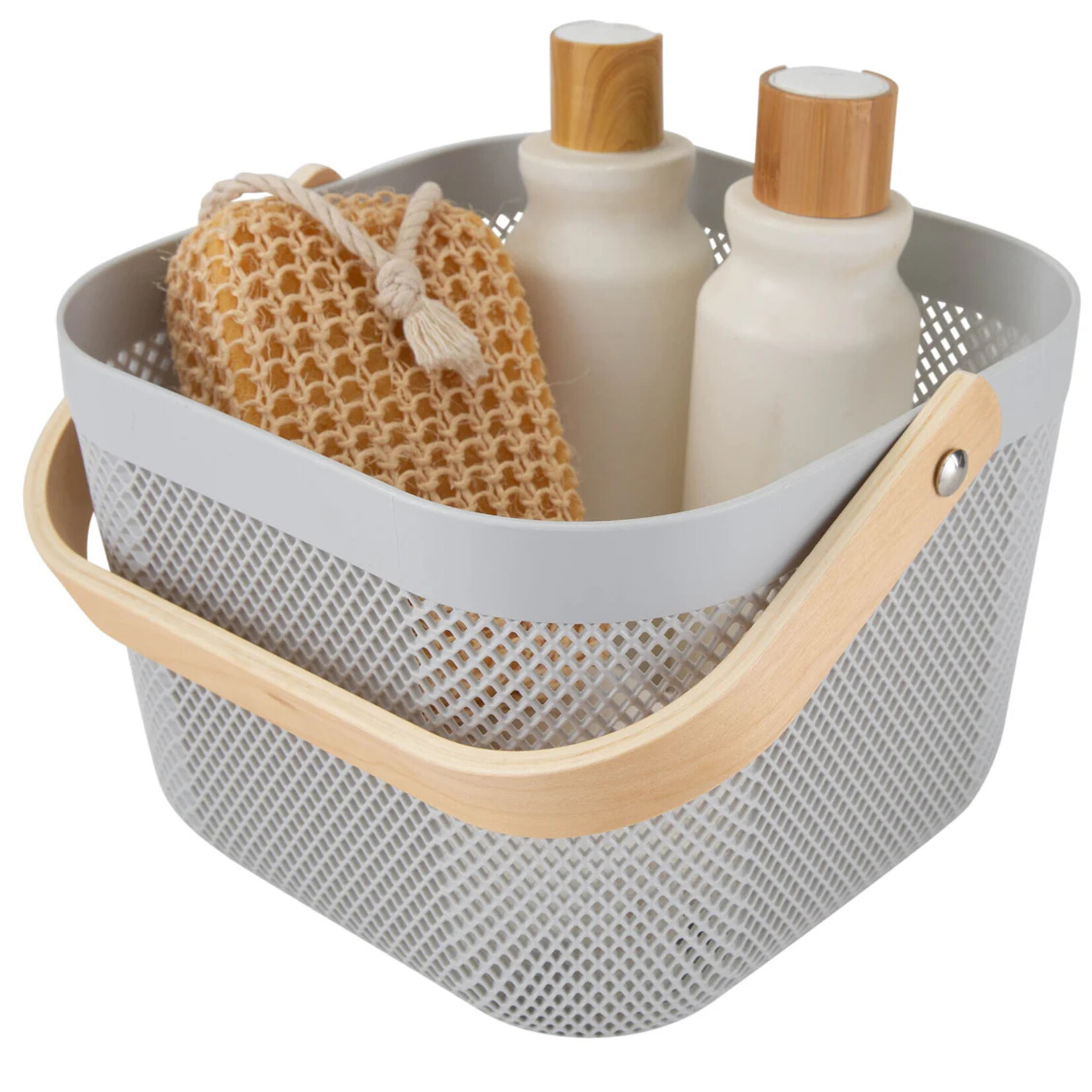 Moda at Home 9L Mesh Storage Basket - Grey