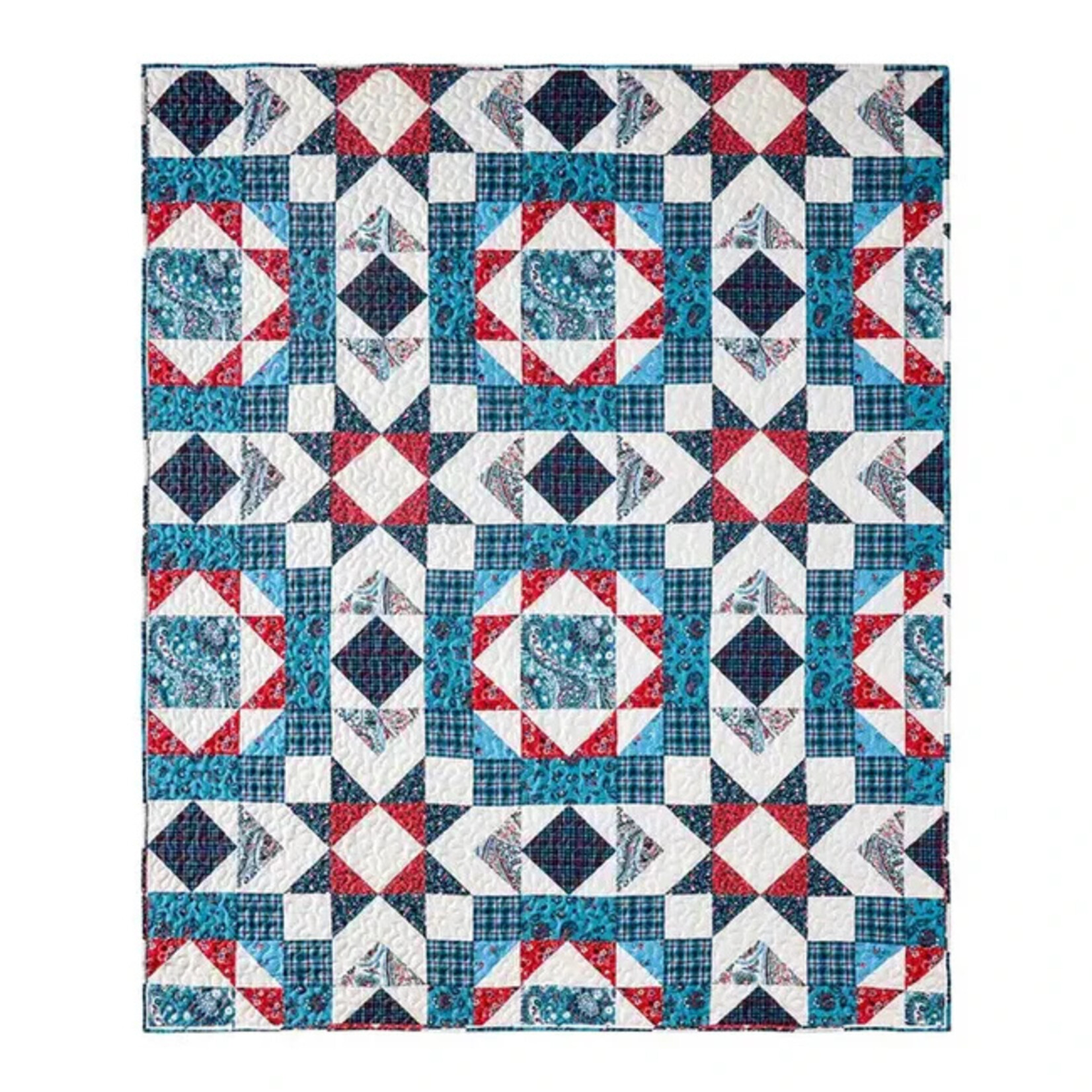 Peking Handicraft Star Patriotic Throw 50" x 60"