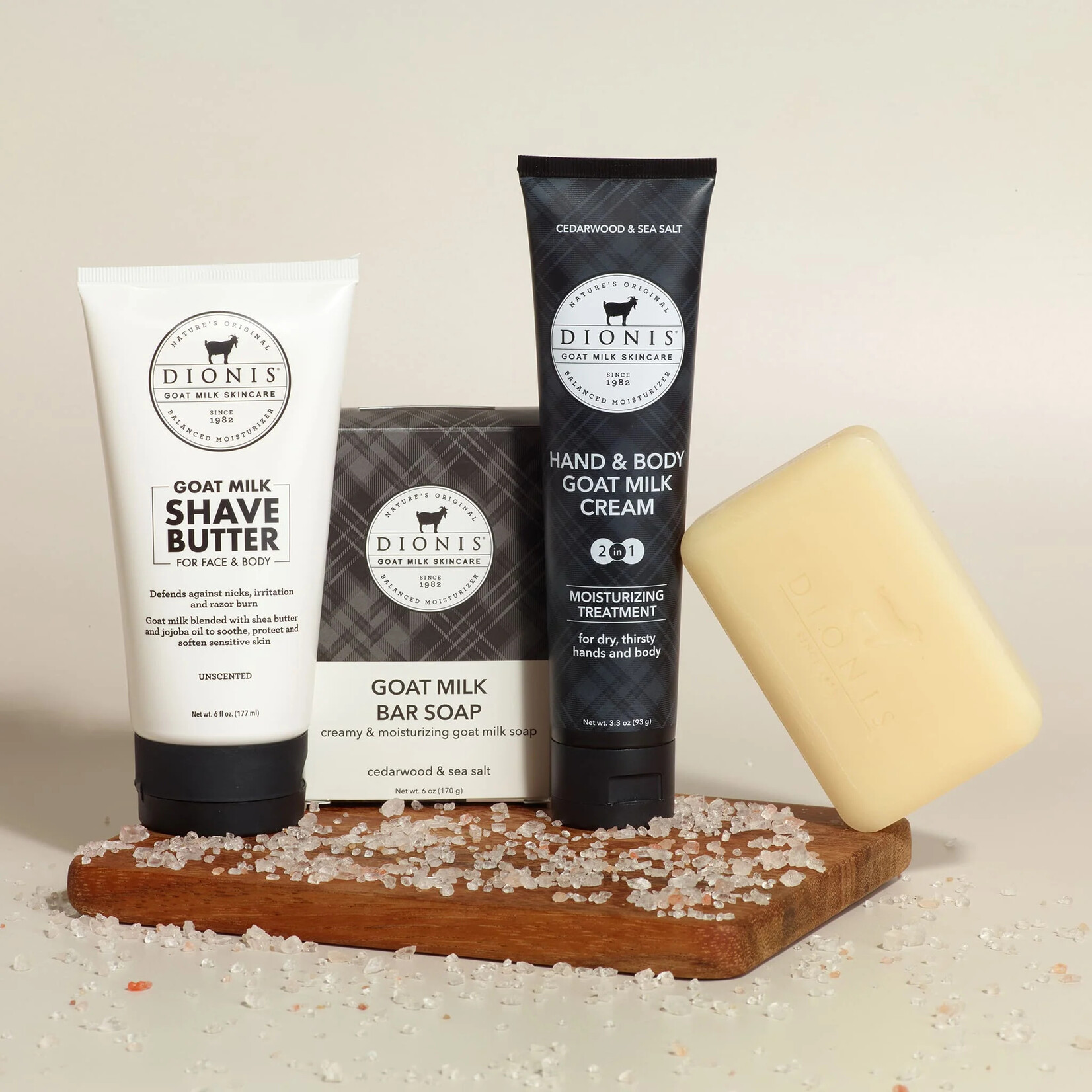 Dionis Milk Skincare Ceadrwood & Sea Salt Bath & Body Gift Set