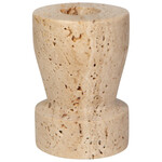 Now Designs Petra Travertine Candle Holer Tall