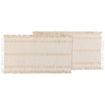 Now Designs Ravel Ivory Table Runner