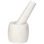 Now Designs White Marble Mortar and Pestle Small
