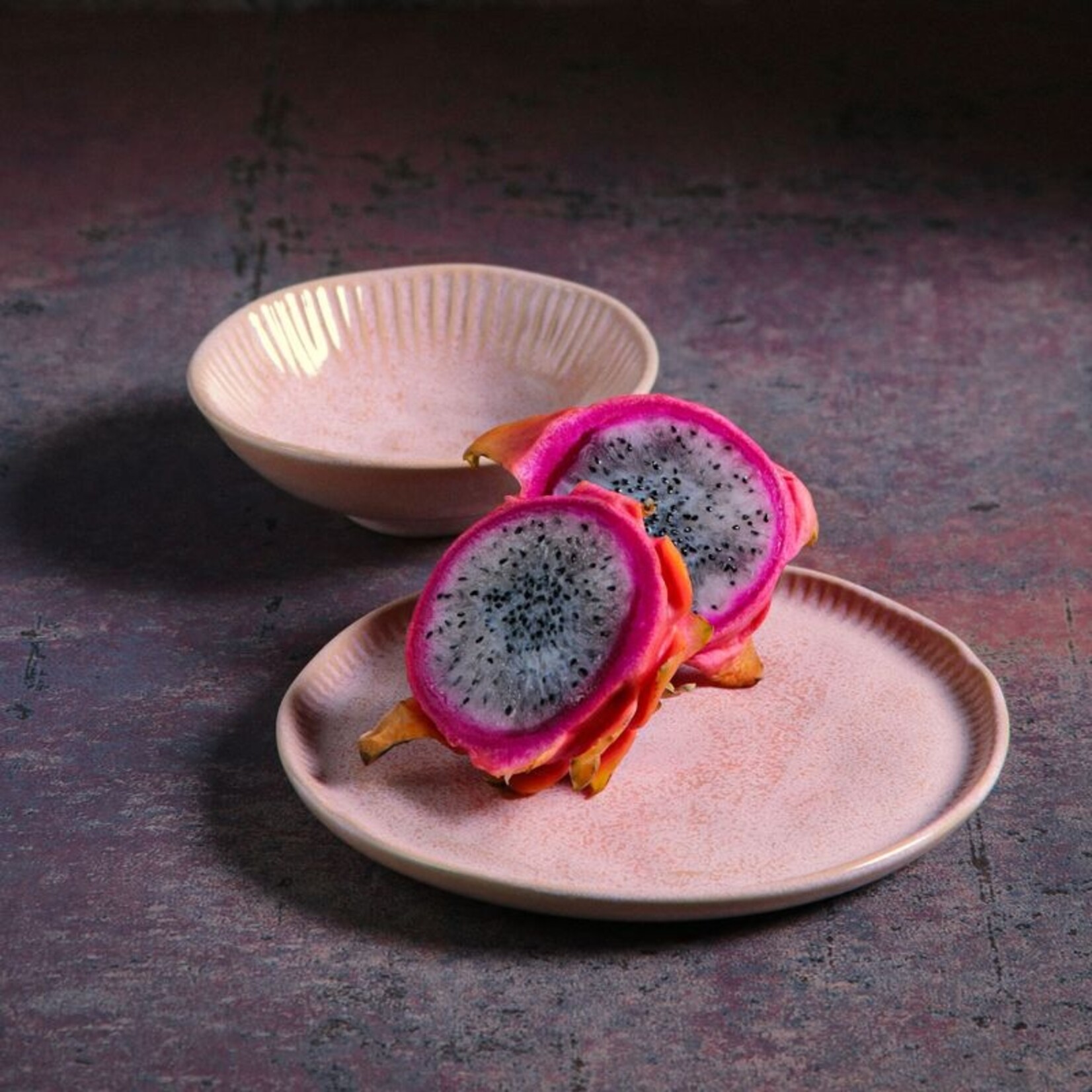 Porto Brasil Linhas Litchi Stoneware Dessert Plate