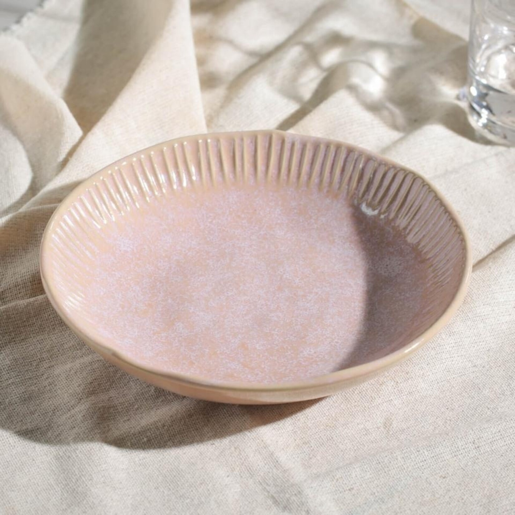Porto Brasil Linhas Litchi Stoneware Salad Bowl