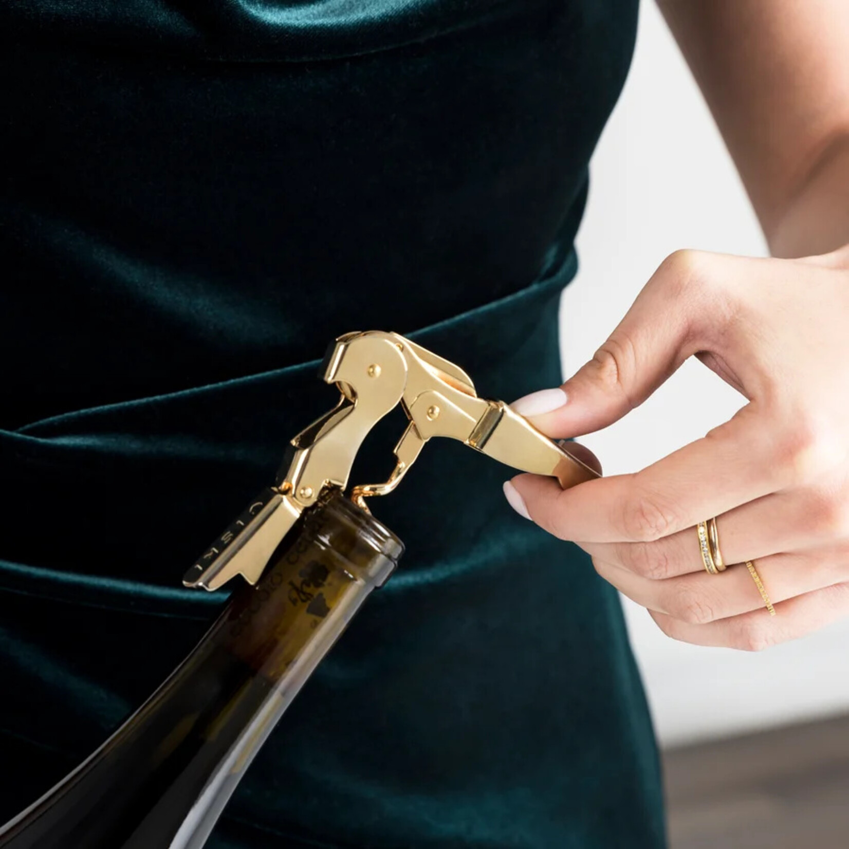 Belmont 24k Signature Double-Hinged Corkscrew