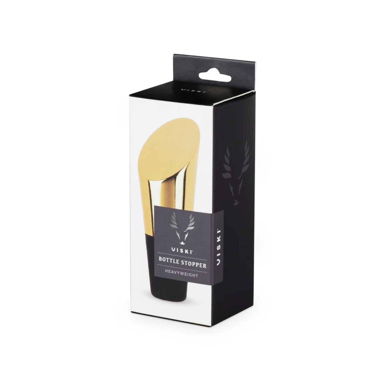 Belmont Heavyweight Gold Bottle Stopper