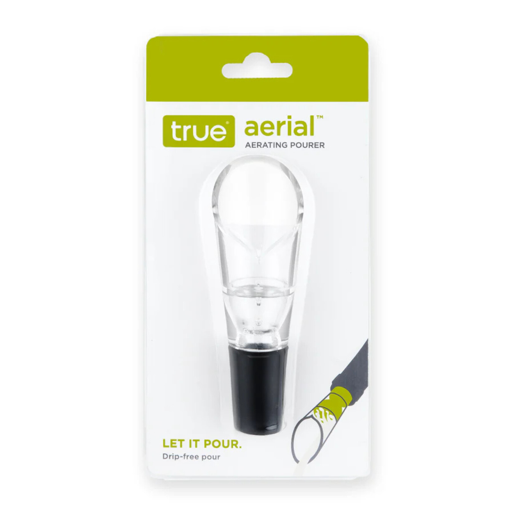 TRUE Brands Aerial Aerating Wine Pourer