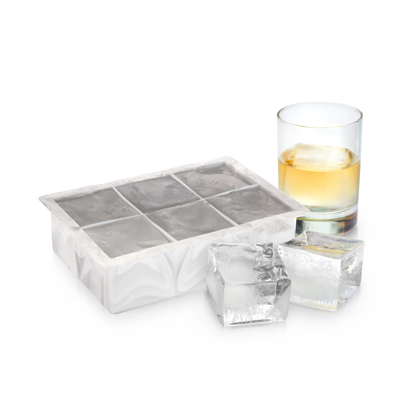 TRUE Brands Silicone Marble Ice Cube Tray