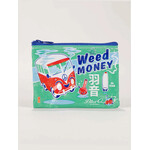 Blue Q Weed Money Coin Purse