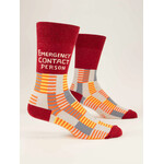 Blue Q Emergency Contact Men's Socks