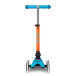 Micro Kickboard Micro Mini Foldable LED Scooter- Neon Sunset Orange/Aqua