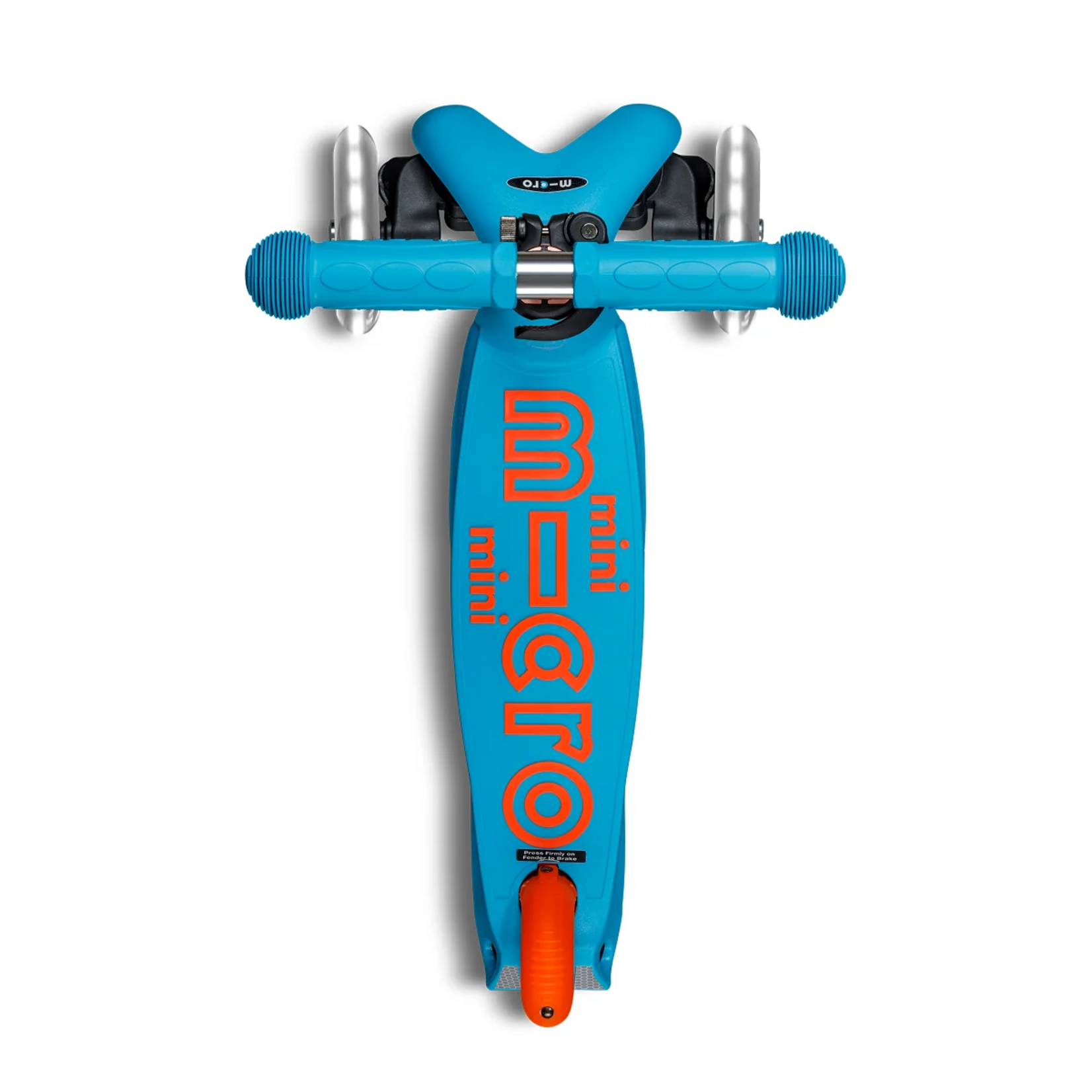 Micro Kickboard Micro Mini Foldable LED Scooter- Neon Sunset Orange/Aqua