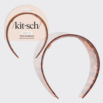 KITSCH Recycled Plastic Wide Headband- Tort