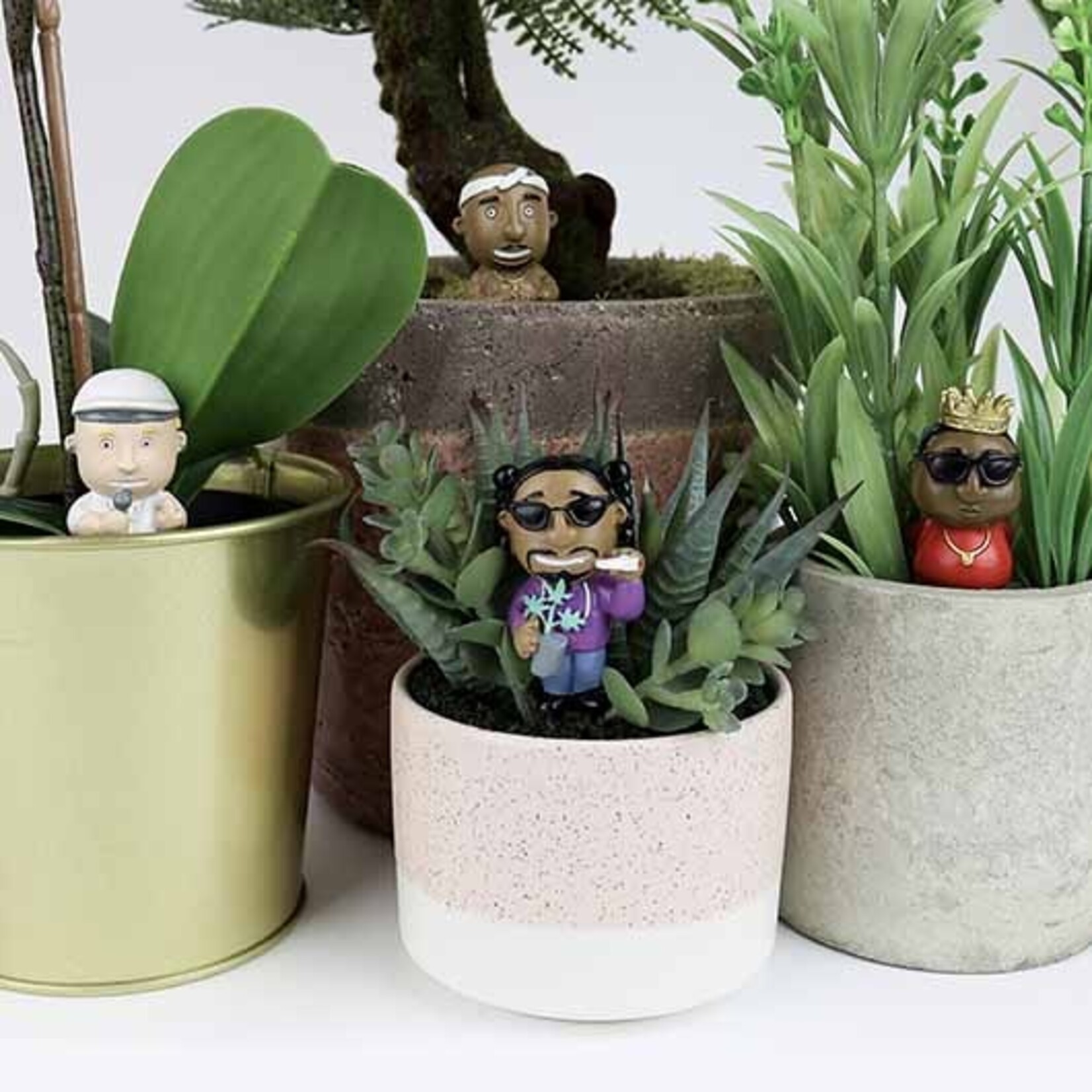 Gift Republic Rap Legends Gnome Planters