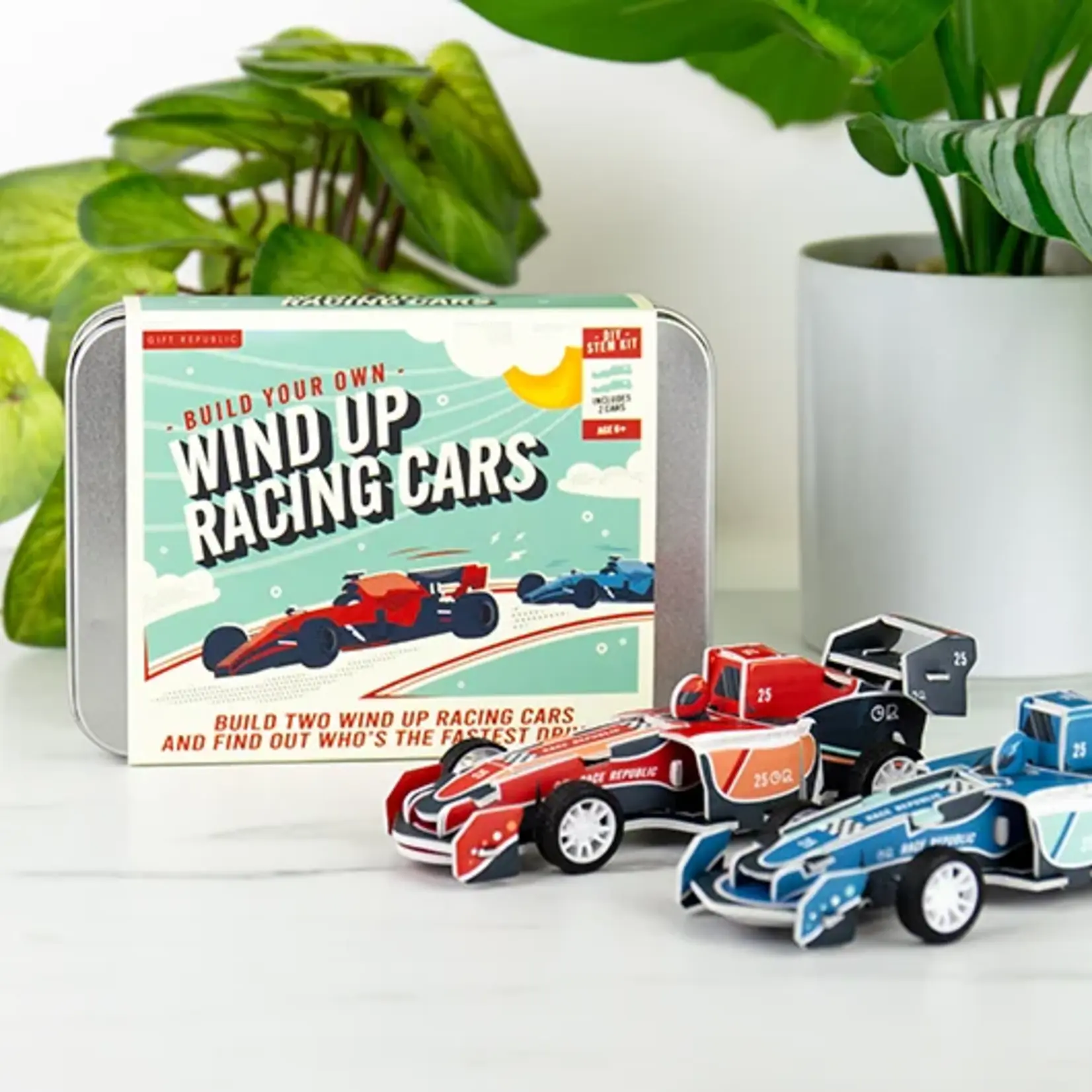 Gift Republic DIY Wind Up Race Car