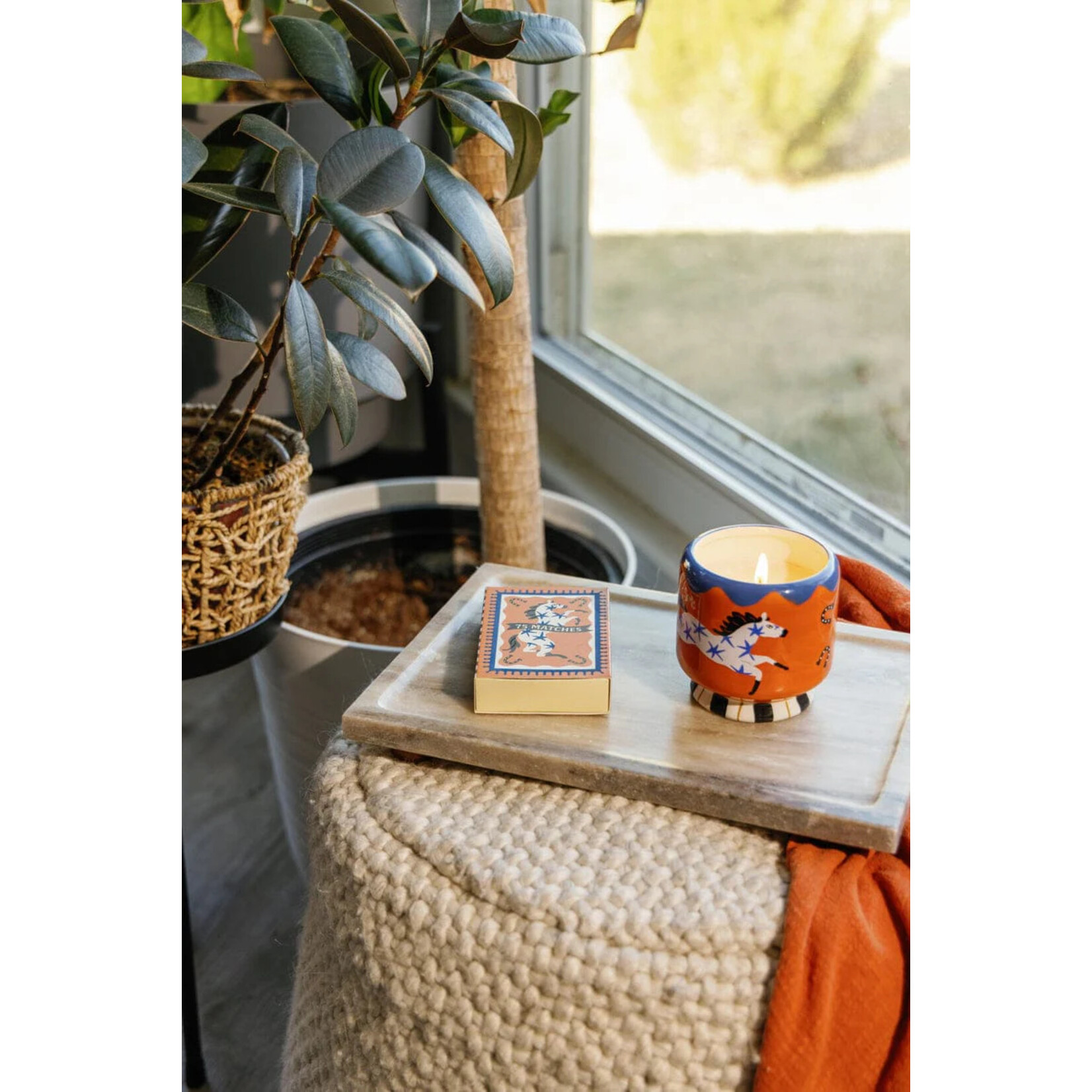 Paddywax A Dopo Ceramic Candle Horse- Sienna Sunset