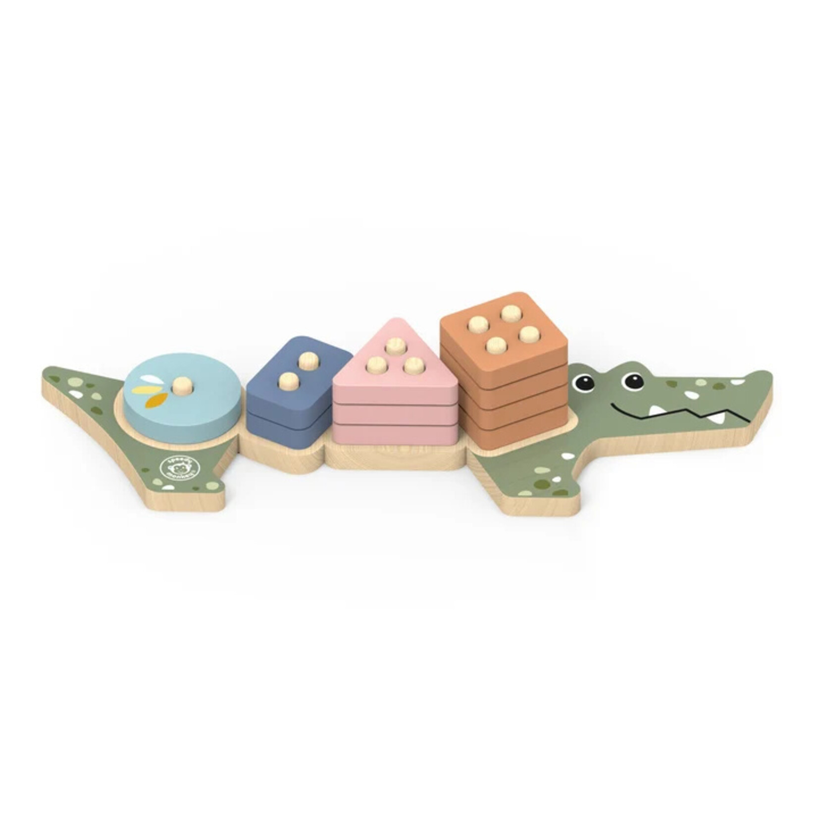 Speedy Monkey Wooden Stack & Sort Crocodile