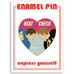 Heated Rivalry Heat Check Heart Pin