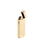 The USB Lighter Slim Double Arc Lighter Gold Metallic