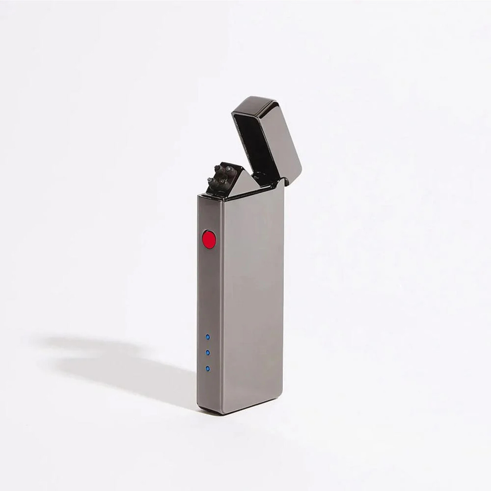 The USB Lighter Slim Double Arc Lighter Gun Metal Metallic
