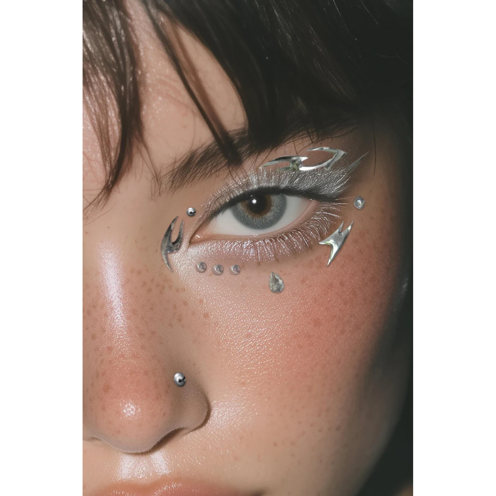 Never Have I Ever Chromed Out Face Adornments