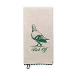 Fuck Off Pigeon Tea Towel