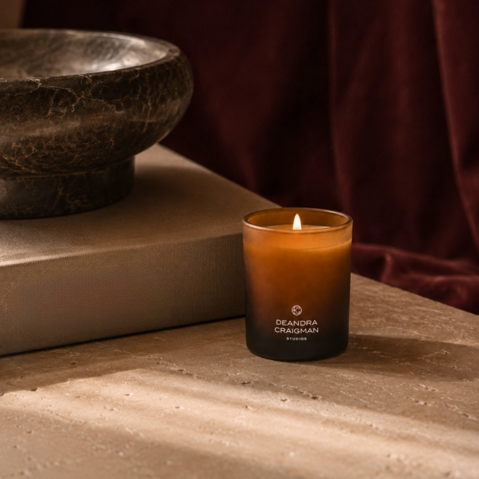 DeAndra Craigman Studios Discovery Dark Rose Patchouli Candle & Playlist