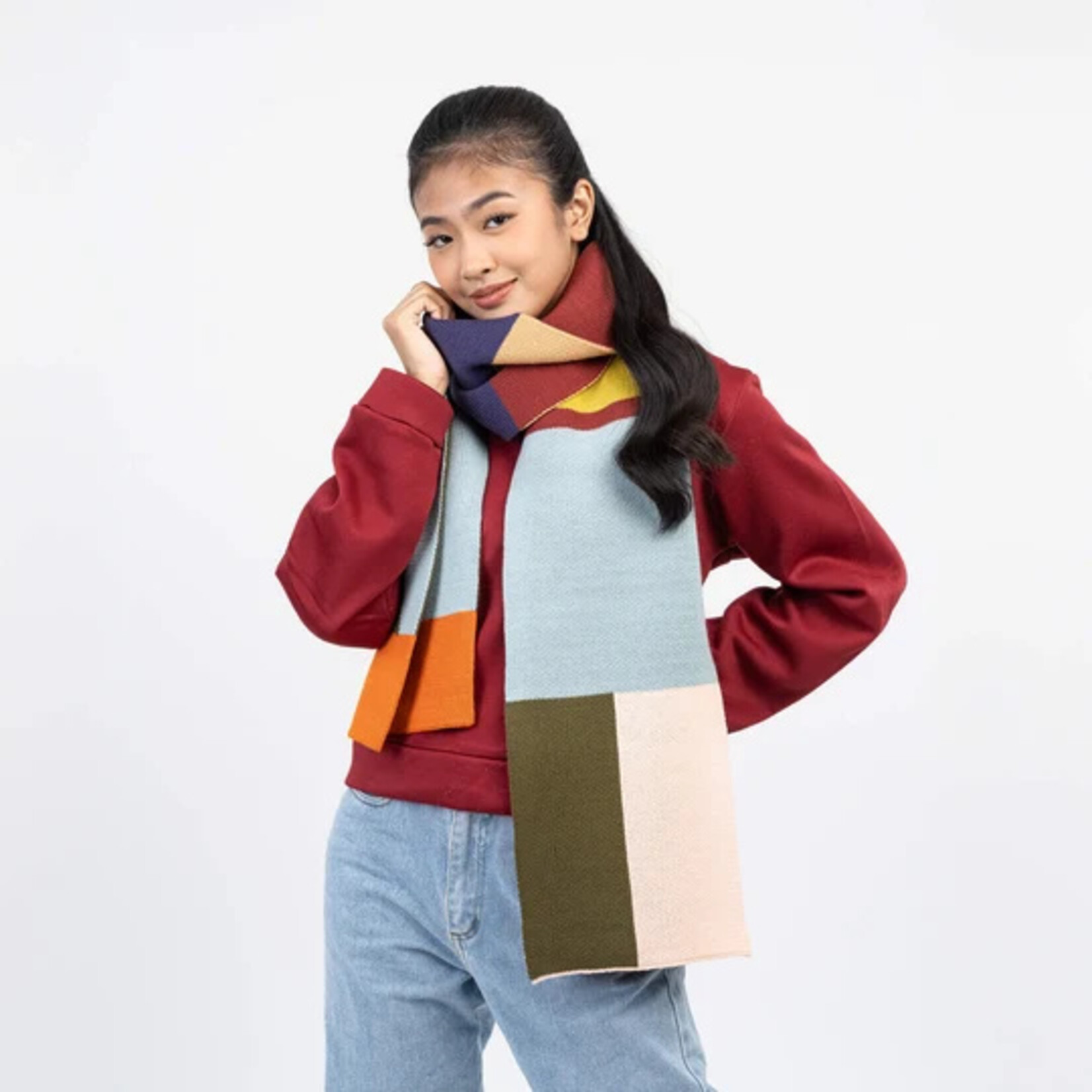 Verloop Mismatch Big Scarf- Desert
