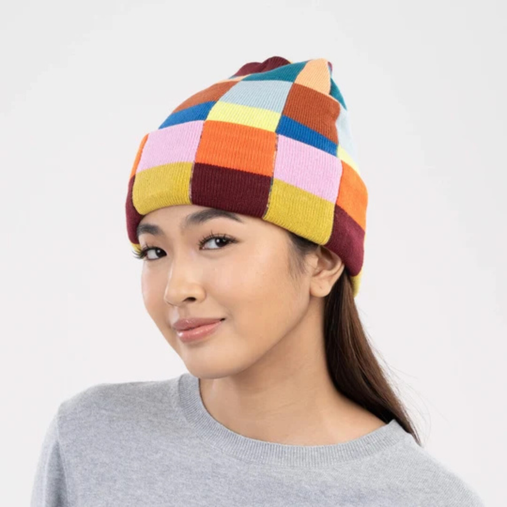 Verloop Color Patch Knit Beanie- Sport