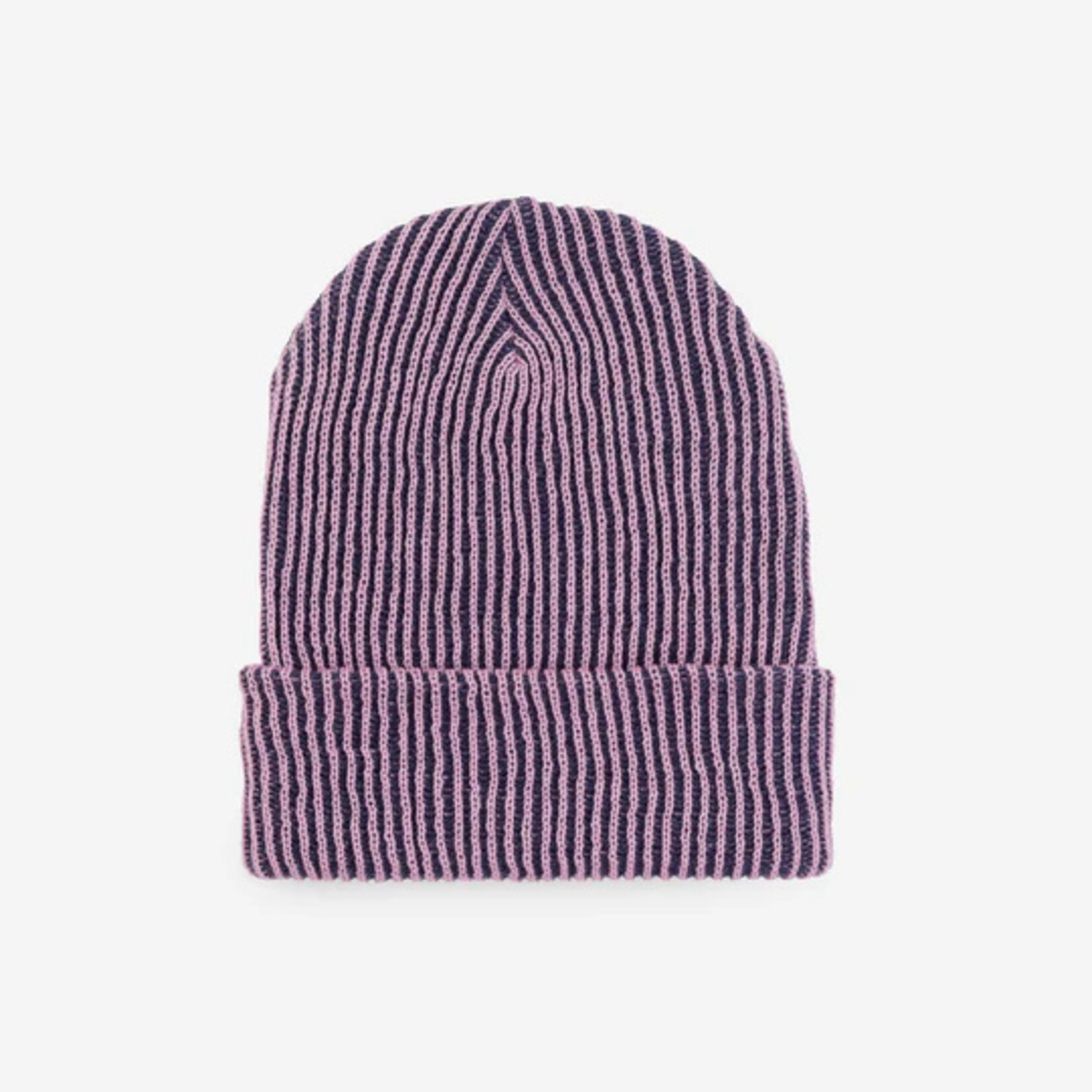 Verloop Rib Simple Knit Beanie- Lilac Denim