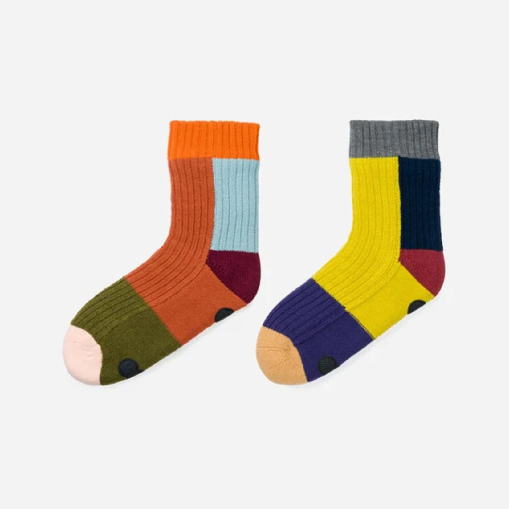 Verloop House Socks Mismatch- Desert L/XL