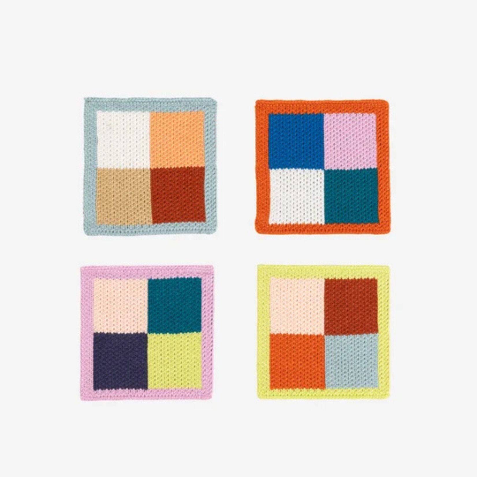 Verloop Pattern Patch Coaster Set- Desert