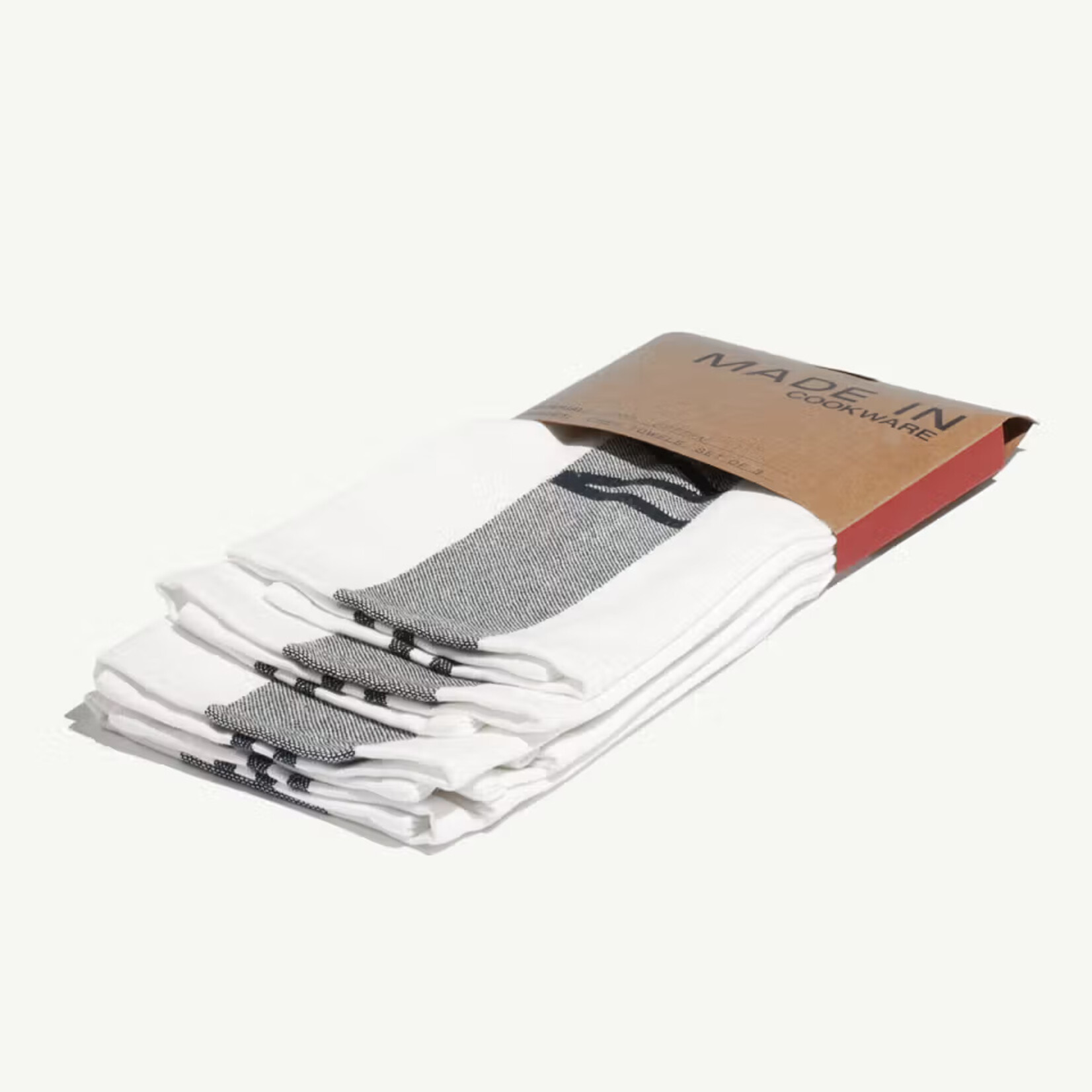 Made In Cookware Chef Towels SET OF 3- Black