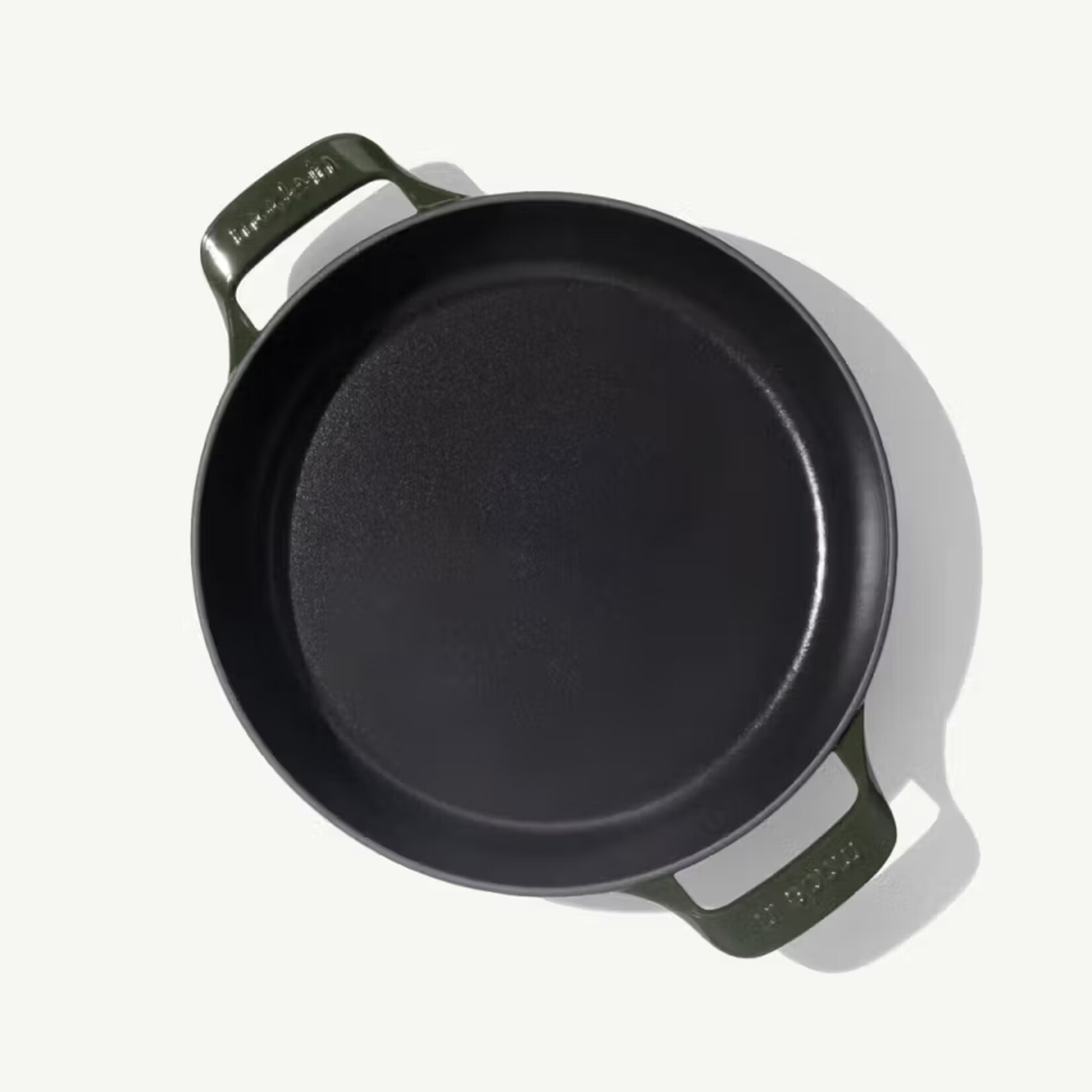 Made In Cookware 3.5 Quart Enameled Cast Iron Braiser- Willow Green