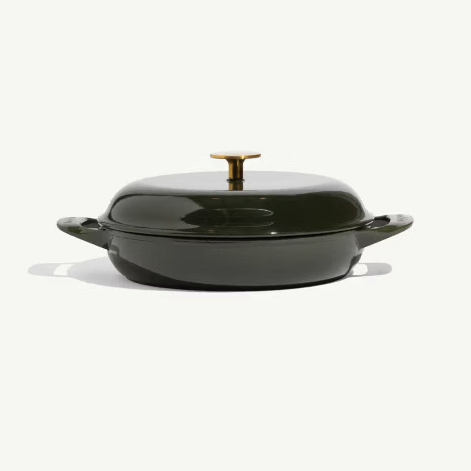 Made In Cookware 3.5 Quart Enameled Cast Iron Braiser- Willow Green