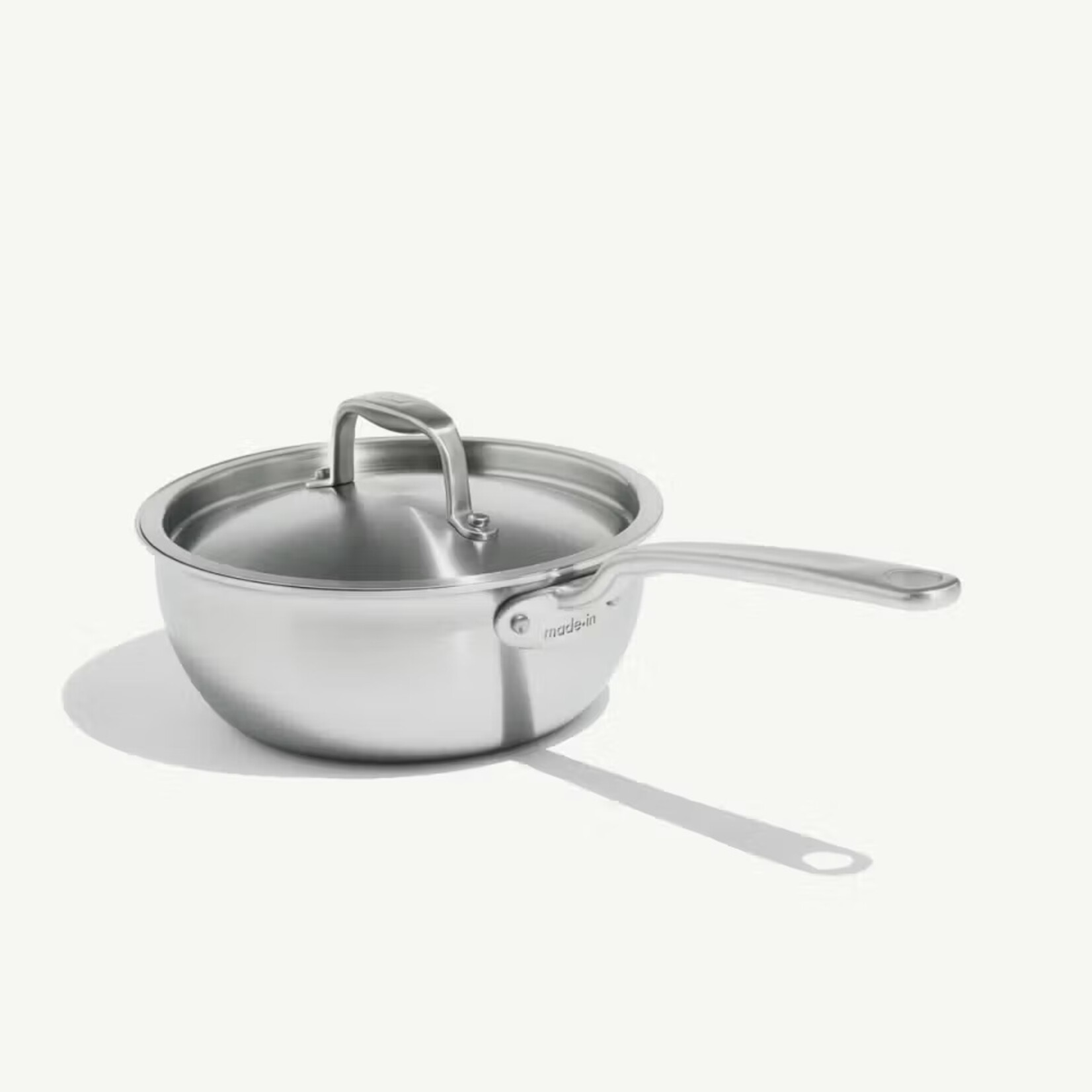 Made In Cookware 2 Quart Stainless Steel Saucier w/ Lid