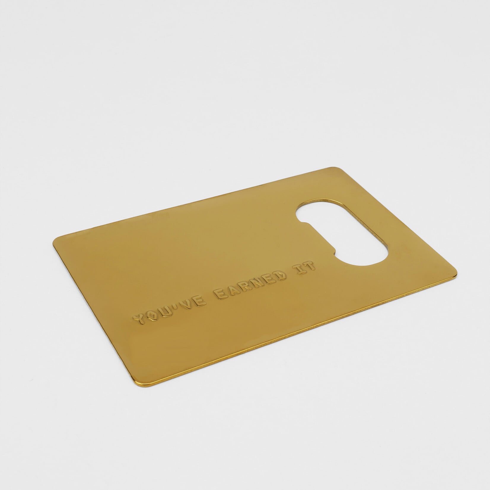 Gold Card Bottle Opener