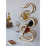 Gold Cast Iron Aluminum Snake Bottle Holder