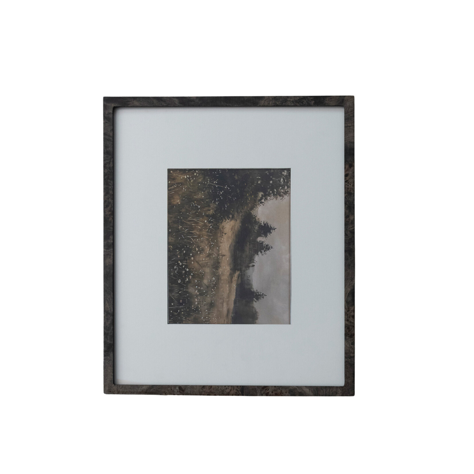 Creative Co-Op Wooden 4 x 6 Picture Frame with White Mat