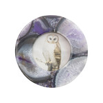 Creative Co-Op Round Purple Agate Photo Frame